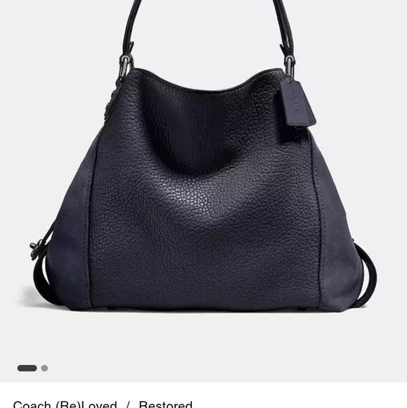 Coach Black Leather Hobo Bag - Picture 9 of 12